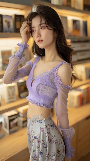 老板不让穿乳罩随时揉L